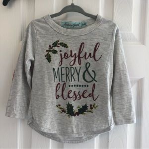 Southern Grace 2T-3T Christmas Shirt